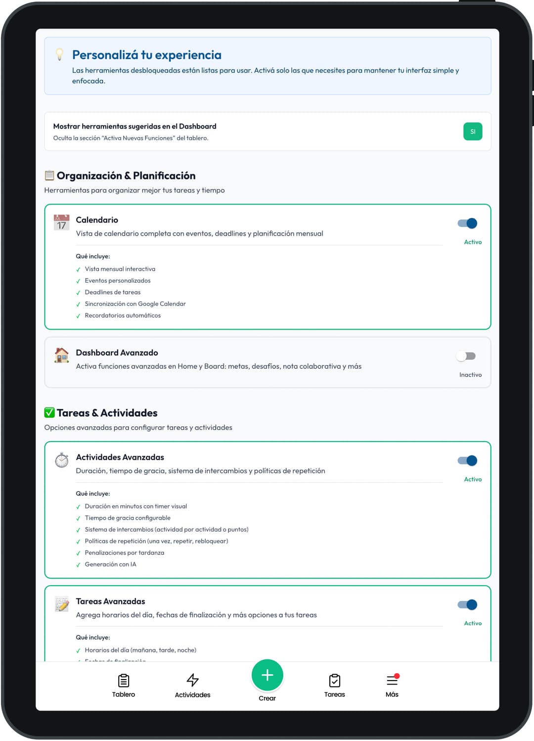 Configura tus Herramientas